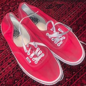 Vans red